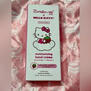 Hello Kitty Moisturizing Hand Crème in Chocolate covered Strawberry. NEW in box!